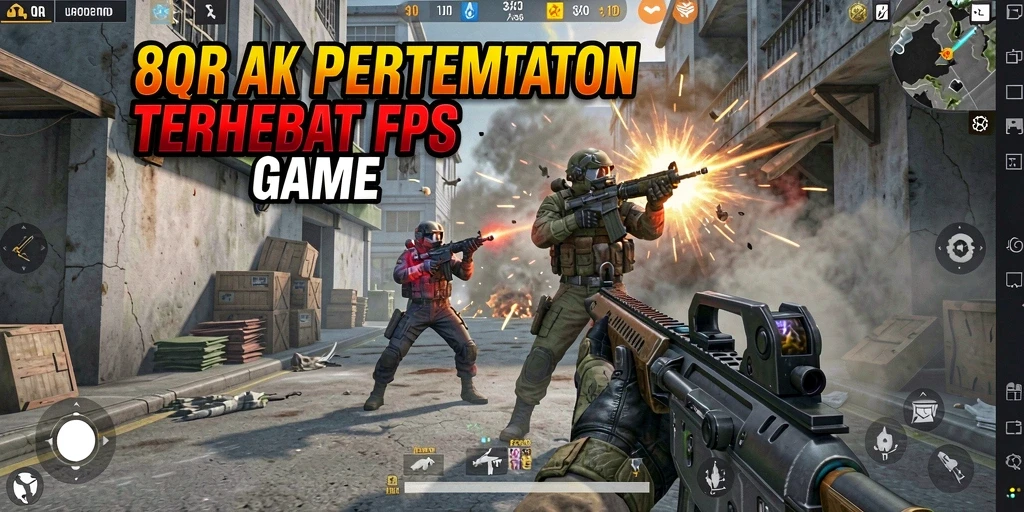 Gameplay mendebarkan dalam 8QR saat pertempuran berlangsung.
