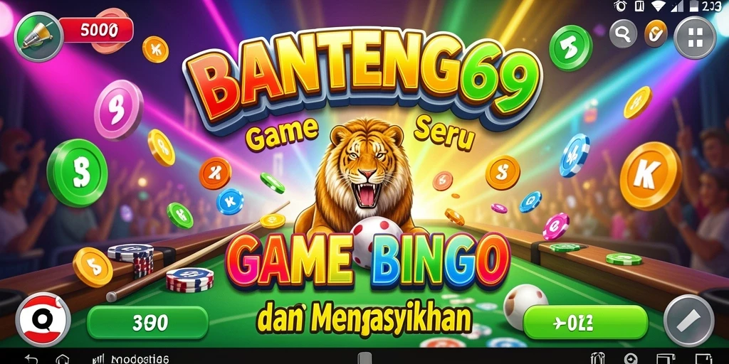 Screenshot utama BANTENG69 menampilkan gameplay seru Bingo.