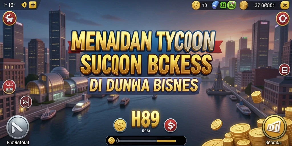 Tampilan screenshot H89 menunjukkan momen seru dalam gameplay Tycoon.