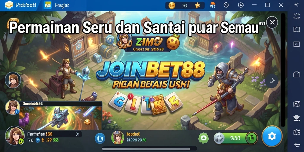 Tampilan gameplay menarik dari JOINBET88 yang memikat pengguna.