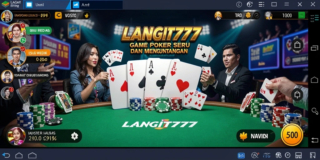 Tampilan menarik dari gameplay LANGIT777 yang mendebarkan.
