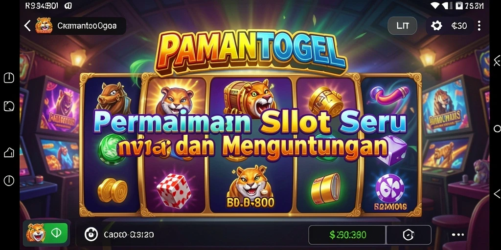 Tampilan gameplay Slot yang menarik di PAMANTOGEL.