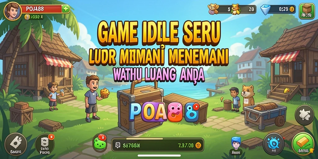 Tampilan gameplay POA88 dengan mekanisme Idle yang menarik.