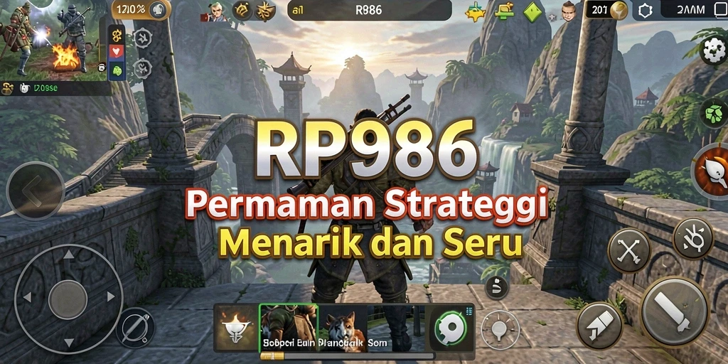 Screenshot gameplay RP886 menampilkan pertempuran strategis yang seru.