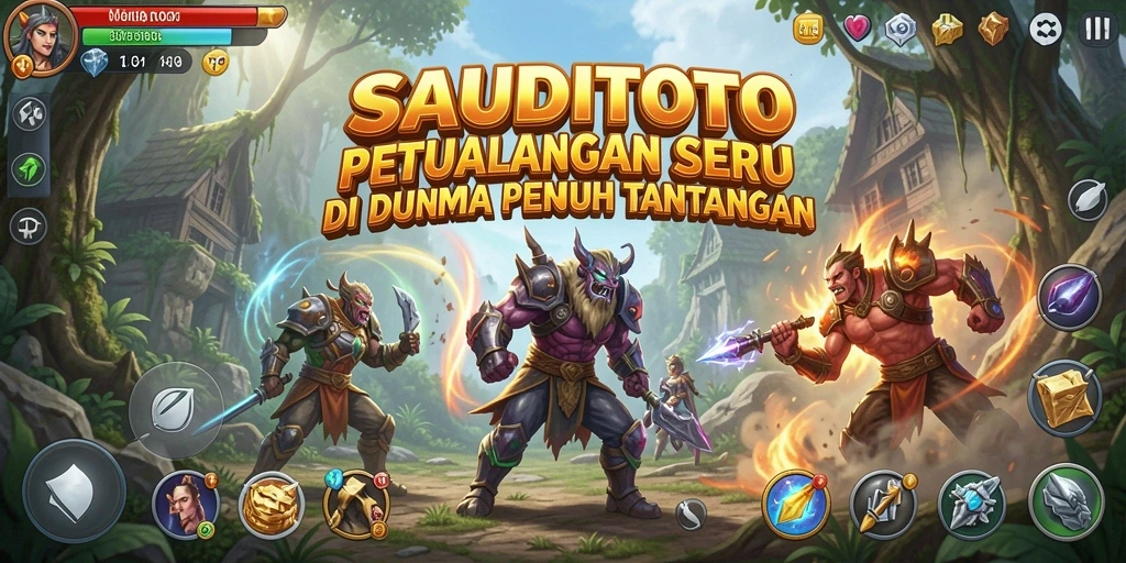 Tangkapan layar SAUDITOTO menunjukkan aksi petualangan yang mendebarkan.