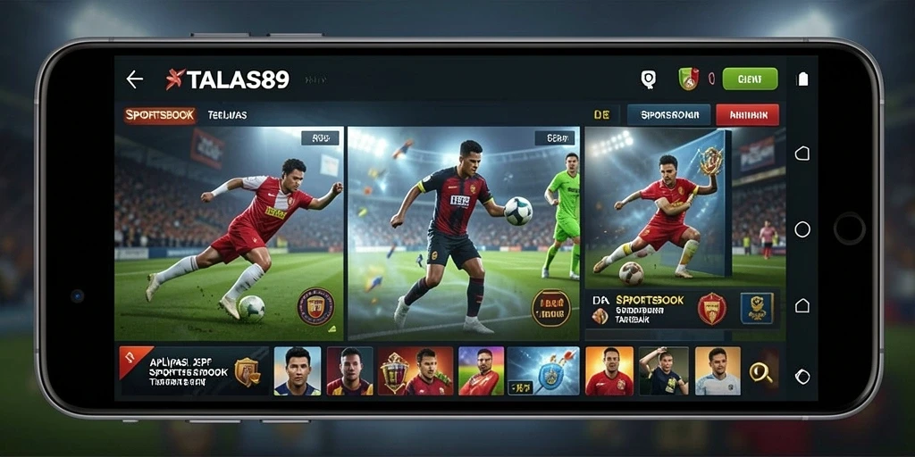 Tampilan gameplay Sportsbook yang menarik dan interaktif di TALAS89.