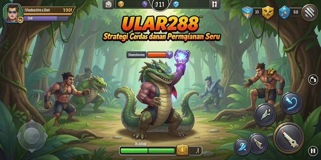 Tangkapan layar utama menunjukkan gameplay ULAR288 yang mendebarkan.