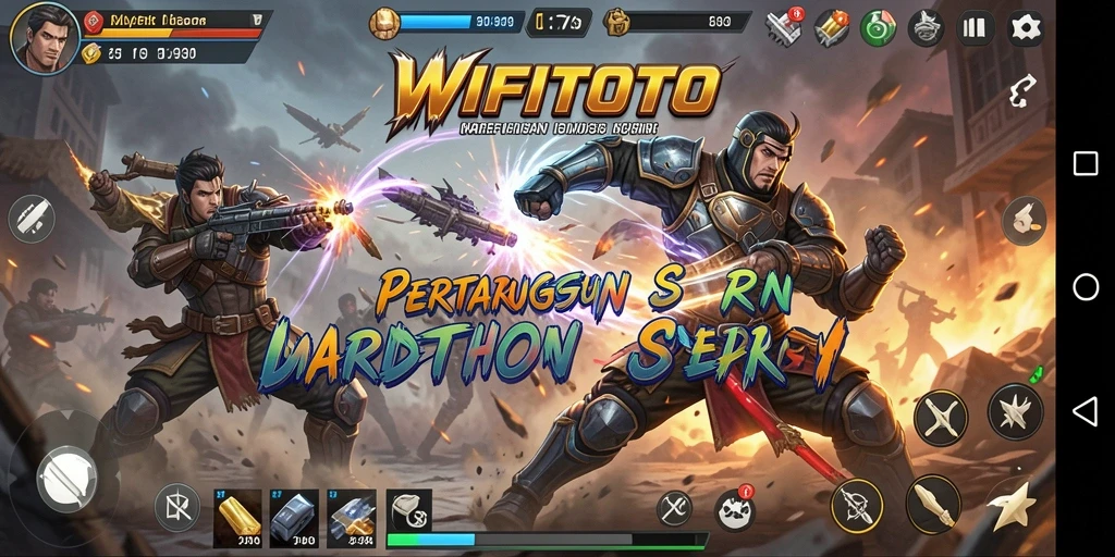 Screenshot WIFITOTO menunjukkan aksi pertarungan yang mendebarkan.