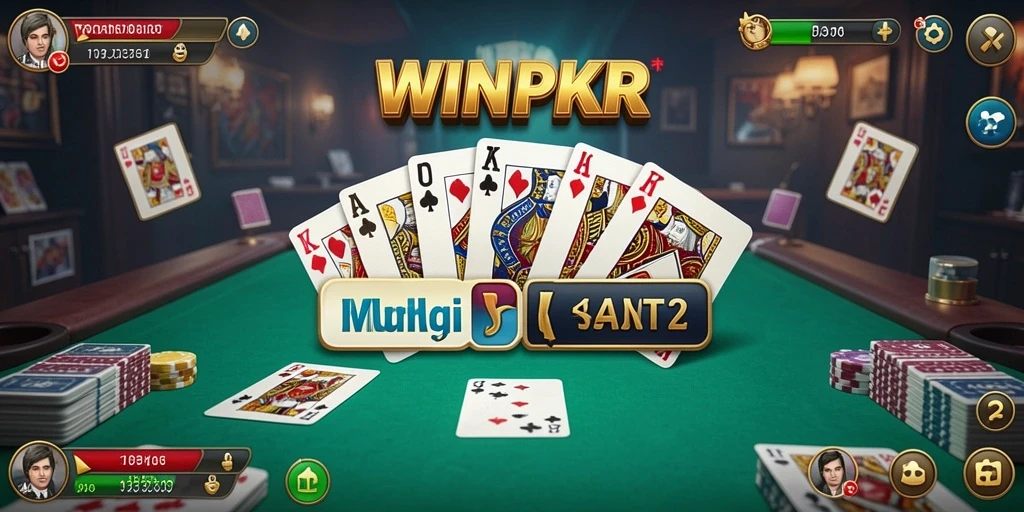 Tampilan gameplay menarik dari WINPKR yang penuh strategi.